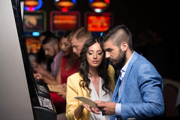 Pengguna mobile membaca panduan blackjack